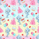 Cute Wizard of OZ Tin Man Fabric - Multi - ineedfabric.com