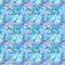 Cyan Abstract Fabric - Blue - ineedfabric.com