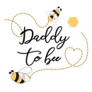 Daddy To Bee Heart Fabric Panel - ineedfabric.com