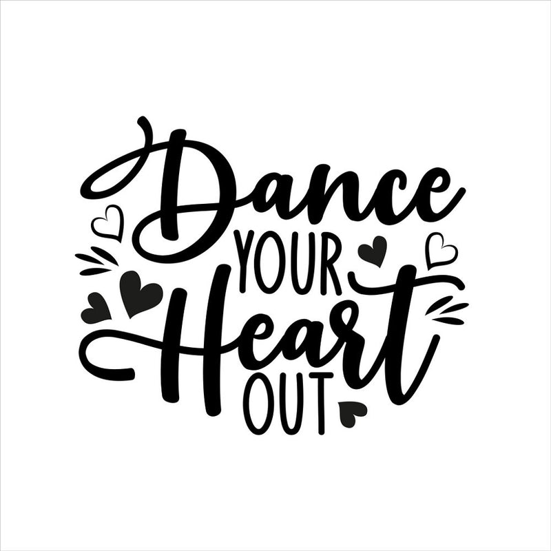 Dance Your Heart Out Fabric Panel - ineedfabric.com