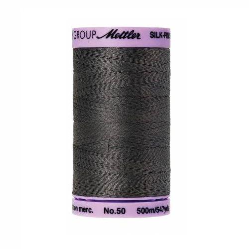 Dark Charcoal Silk-Finish 50wt Solid Cotton Thread - 547yds - ineedfabric.com