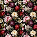 Dark Toned Floral Fabric - ineedfabric.com