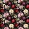 Dark Toned Floral Fabric - ineedfabric.com