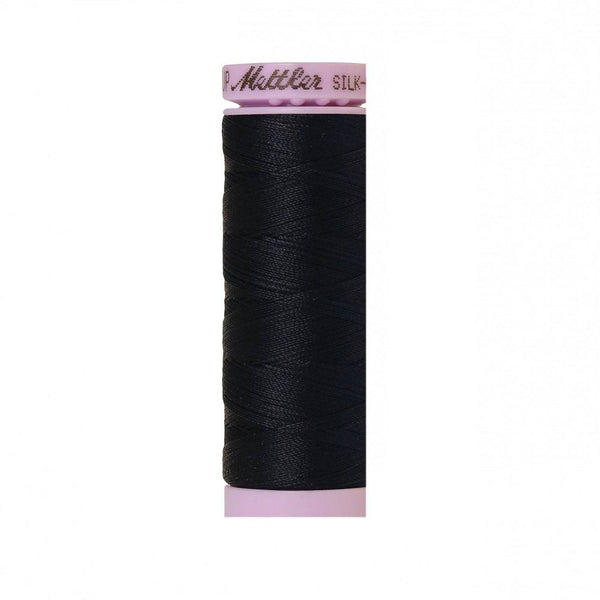 Darkest Blue Silk-Finish 50wt Solid Cotton Thread - 164yd - ineedfabric.com
