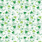 Decorative Clover Leaves Fabric - ineedfabric.com