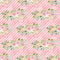 Decorative Wild Flower on Diagonal Stripped Fabric - Pink - ineedfabric.com
