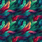 Deep Colorful Feather Fabric - ineedfabric.com
