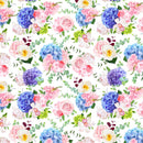 Delicate Carnations Fabric - ineedfabric.com