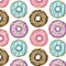 Delicious Doughnut Fabric - White - ineedfabric.com