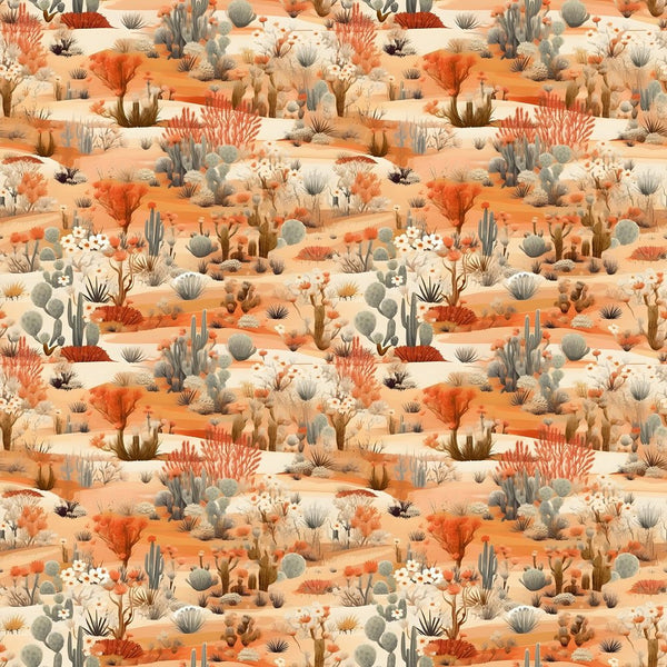 Desert Oasis Pattern 8 Fabric - ineedfabric.com
