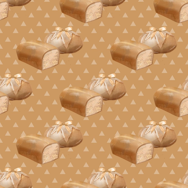 Dessert & Loaf Fabric - Brown - ineedfabric.com