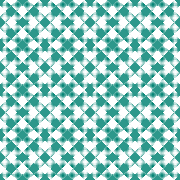 Diagonal Gingham Fabric - Atoll - ineedfabric.com