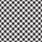 Diagonal Gingham Fabric - Black - ineedfabric.com