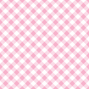 Diagonal Gingham Fabric - Cupid Pink - ineedfabric.com