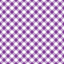 Diagonal Gingham Fabric - Grape - ineedfabric.com