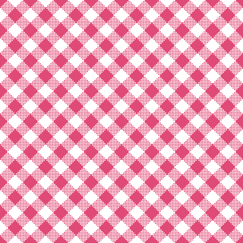 Diagonal Gingham Fabric - Pink Carmine - ineedfabric.com