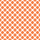 Diagonal Gingham Fabric - Pumpkin - ineedfabric.com