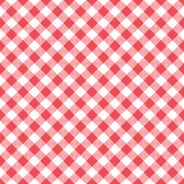 Diagonal Gingham Fabric - Red - ineedfabric.com