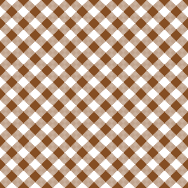 Diagonal Gingham Fabric - Russet - ineedfabric.com