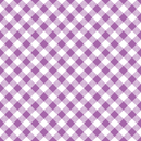 Diagonal Gingham Fabric - Soft Purple - ineedfabric.com