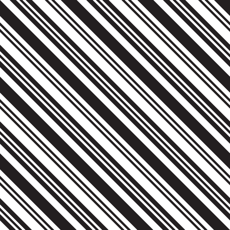 Diagonal Multi Stripe Fabric - Black - ineedfabric.com