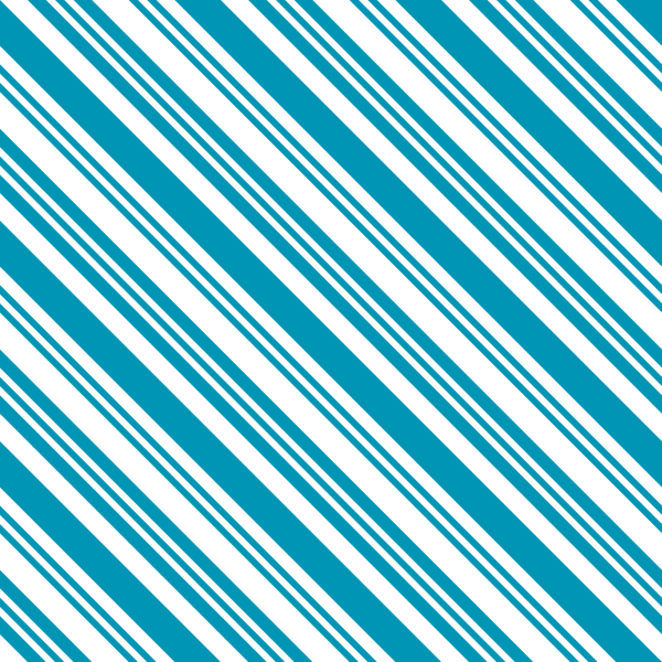 Diagonal Multi Stripe Fabric - Cerulean Blue - ineedfabric.com