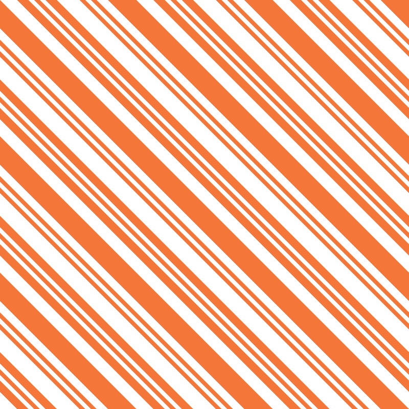 Diagonal Multi Stripe Fabric - Pumpkin - ineedfabric.com