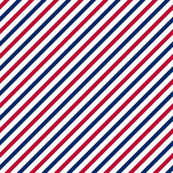 Diagonal Stripe Fabric - Patriotic - ineedfabric.com
