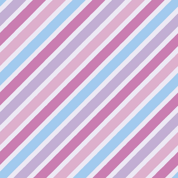Diagonal Stripe Fabric - Pink Pastels - ineedfabric.com