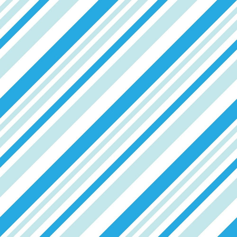 Diagonal Stripe Fabric - Shades of Blue - ineedfabric.com