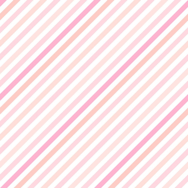 Diagonal Stripe Fabric - Shades of Pink - ineedfabric.com