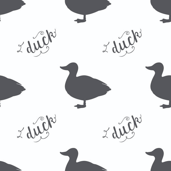Digitally Printed Duck Script Fabric - ineedfabric.com