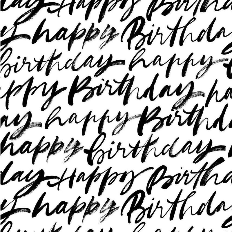 Digitally Printed Happy Birthday Fabric - ineedfabric.com