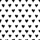 Digitally Printed Pointed Hearts Fabric - ineedfabric.com