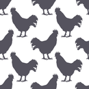 Digitally Printed Rooster Fabric - ineedfabric.com
