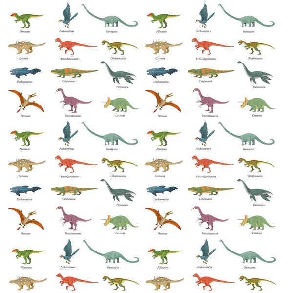 Dinosaur Names #2 Fabric - ineedfabric.com
