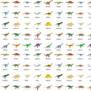 Dinosaur Names Fabric - ineedfabric.com
