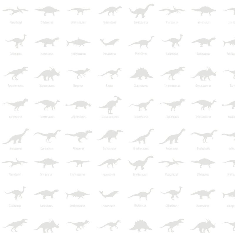 Dinosaur Names Tone On Tone Fabric - ineedfabric.com
