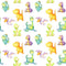 Dinosaurs Fabric - Multi - ineedfabric.com