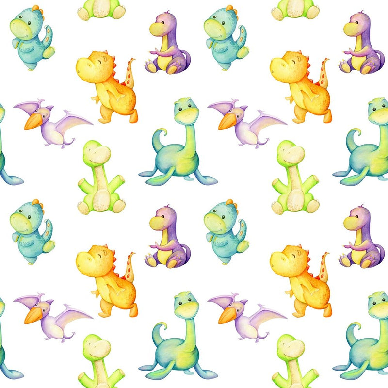 Dinosaurs Fabric - Multi - ineedfabric.com