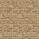 Distressed Sheet Music Fabric - ineedfabric.com