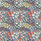 Ditsy Meadow Wildflowers Fabric - Blue - ineedfabric.com