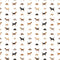 Dog Profiles Fabric - Multi - ineedfabric.com