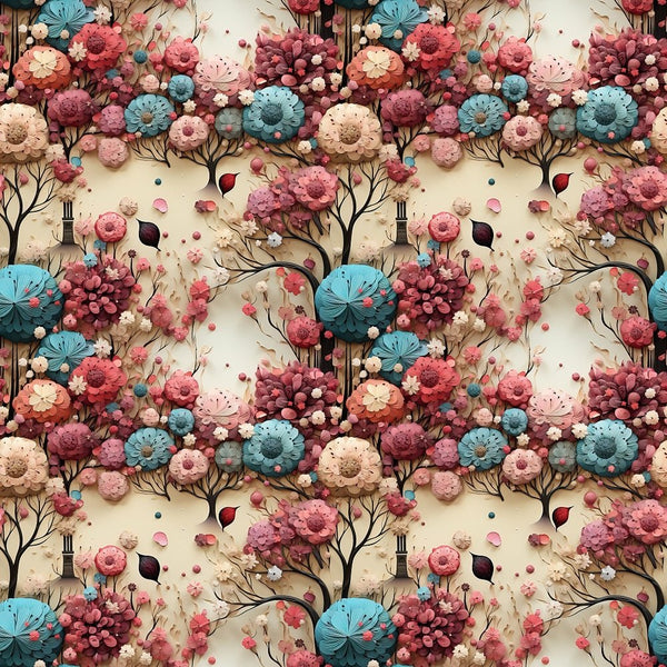 Dreamland Forest Pattern 2 Fabric - ineedfabric.com