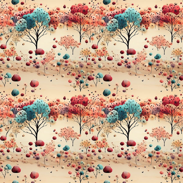 Dreamland Forest Pattern 9 Fabric - ineedfabric.com