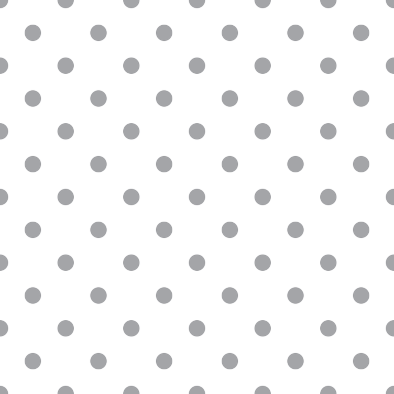 Dusty Gray Dots Fabric - White - ineedfabric.com