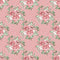 Dusty Rose Garden Bouquets on Hearts Fabric - Pink - ineedfabric.com