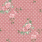 Dusty Rose Garden on Hearts Fabric - Pink - ineedfabric.com