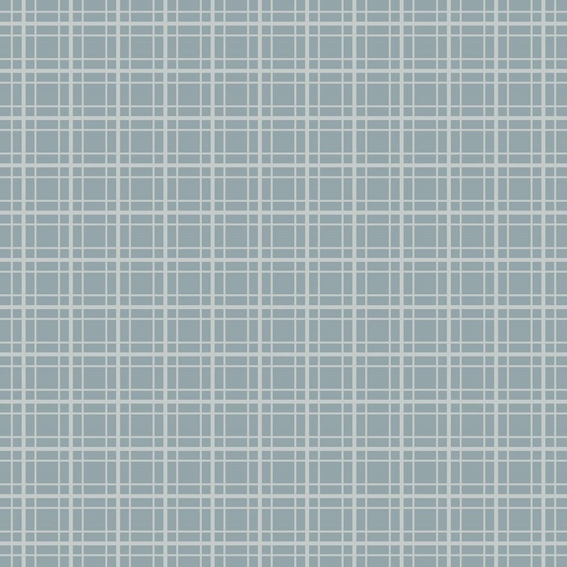 Earthy Tones Blue Plaid Fabric - ineedfabric.com