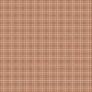 Earthy Tones Burnt Orange Plaid Fabric - ineedfabric.com